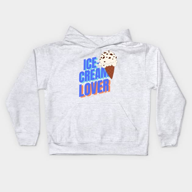 Ice Cream Lover Kids Hoodie by Goodprints